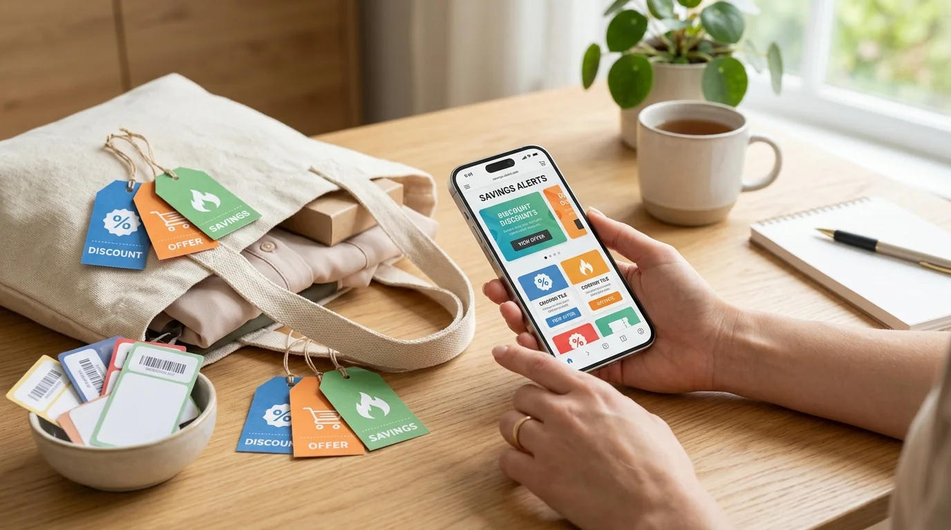 Savings alert subscriptions
